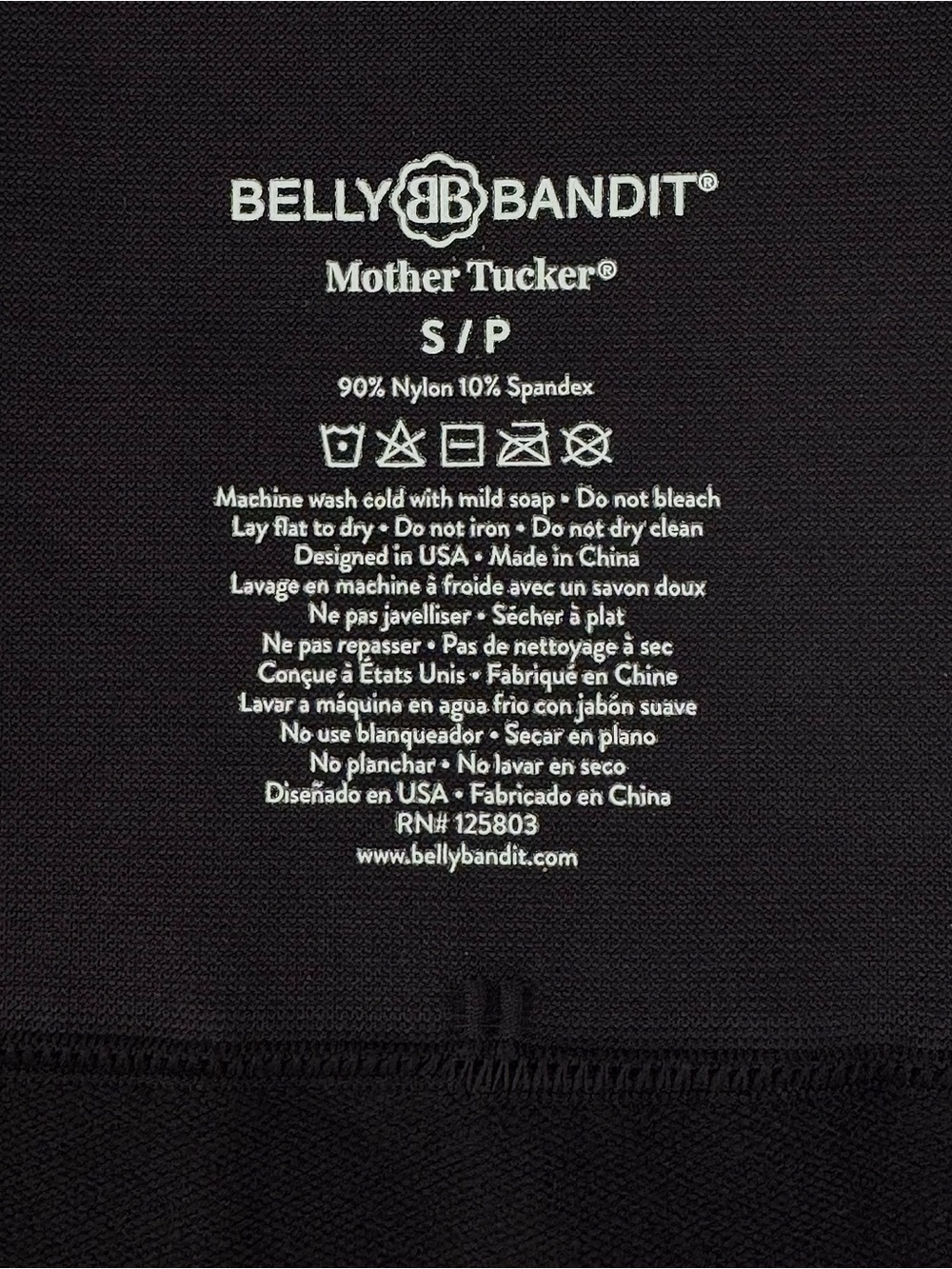Belly Bandit Mother Tucker Postpartum Compression Black Leggings High Waist S - Picture 9 of 16